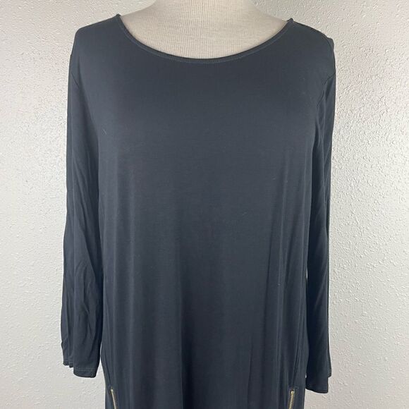 Ellen Tracy Long Sleeve Top Size L EUC - Picture 2 of 6